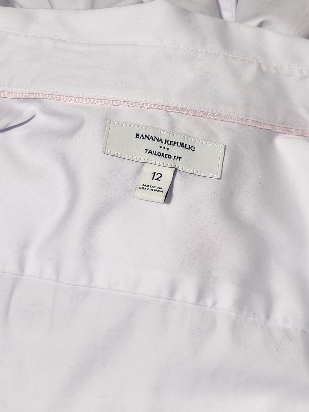 Banana Republic White Long-Sleeve Dress Shirt - Picture 5 of 7